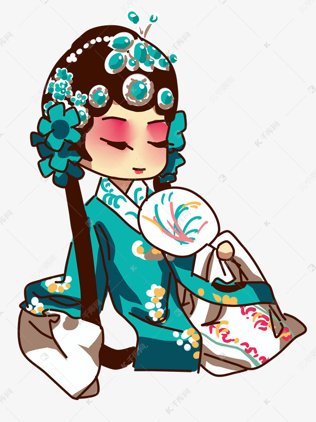 卡通版戏曲人物简笔画_卡通戏曲人物简笔画_笔画戏曲卡通人物简单又好看