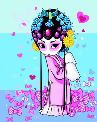 笔画戏曲卡通人物简单又好看_卡通版戏曲人物简笔画_卡通戏曲人物简笔画